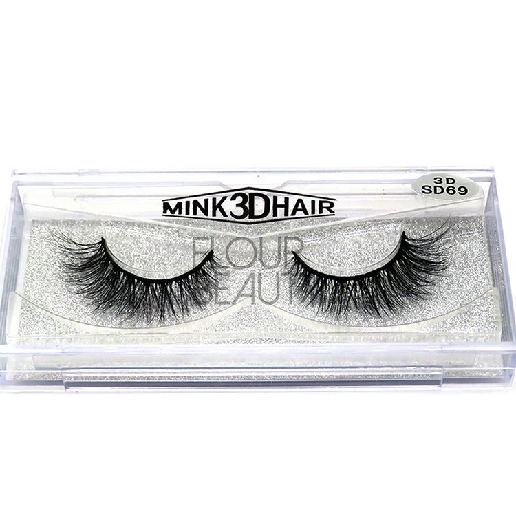 Wispy 3D mink natural fake lashes China wholesale EA70